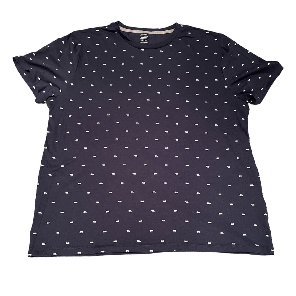 Old Navy blue and white polar bear print tshirt size XL NWOT